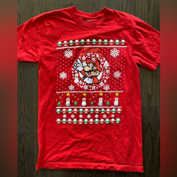 Nintendo Super Mario Christmas Tee - Picture 3 of 5